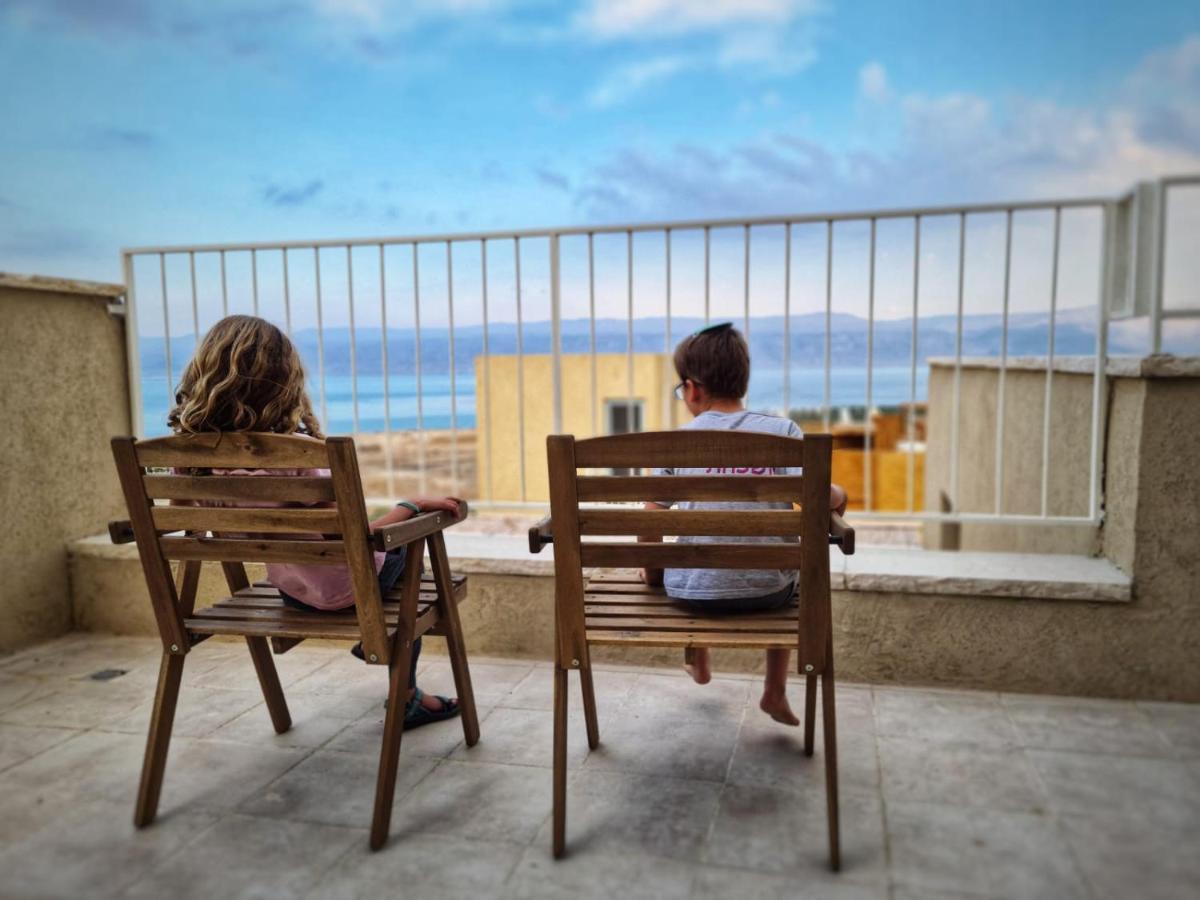 Ferienwohnung Exceptional View On The Dead Sea Unit Avnat Exterior foto